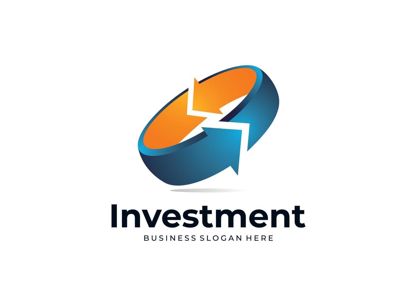 logotyp finansiera investering bokföring vektor