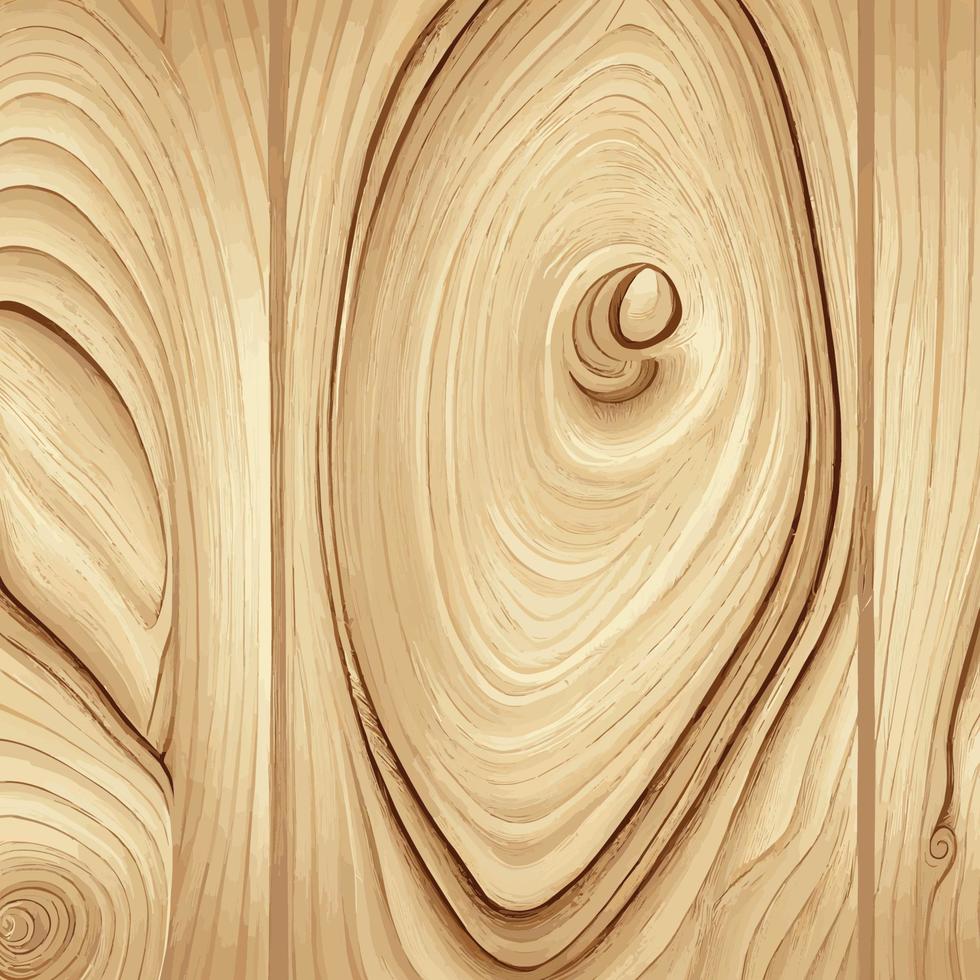 ljus trä textur bakgrund med knop - vektor