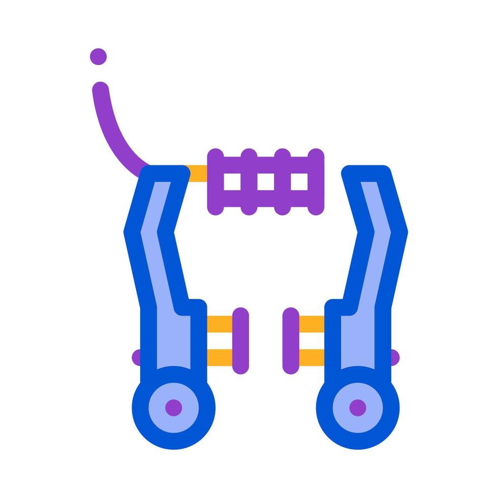 Fahrradbremsgriffe Vektorgrafik vektor