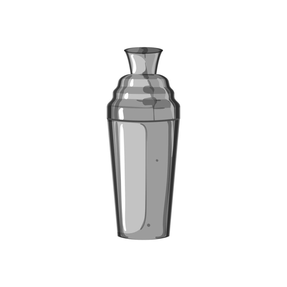 alkohol cocktail shaker tecknad serie vektor illustration