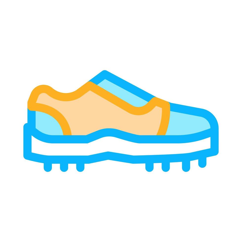 Turnschuhe für Cricket-Symbol-Vektor-Umriss-Illustration vektor