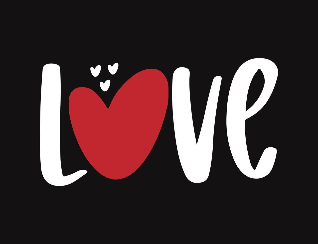 Valentinstag, Typografie-T-Shirt-Design, Vektor