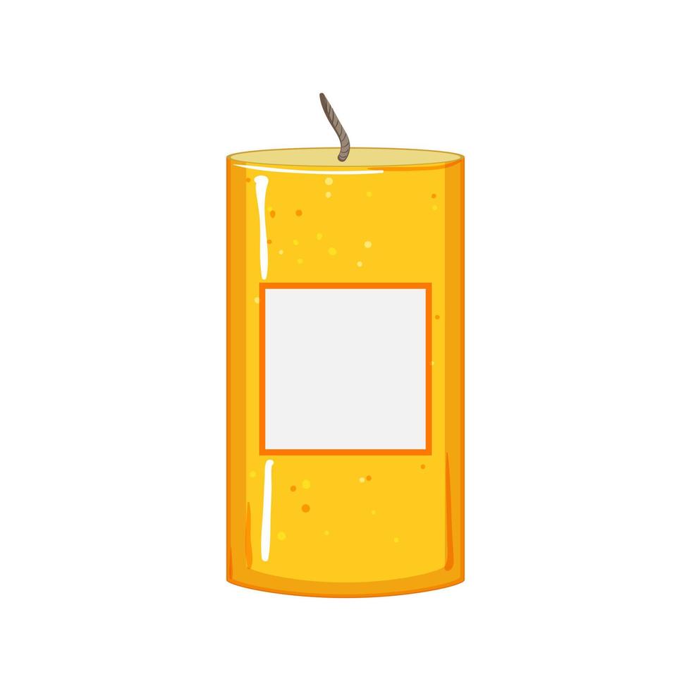 Aroma duftende Kerze Cartoon-Vektor-Illustration vektor