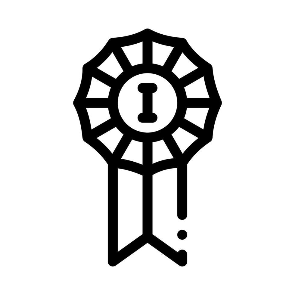 Gewinner Award Symbol Vektor Umriss Illustration