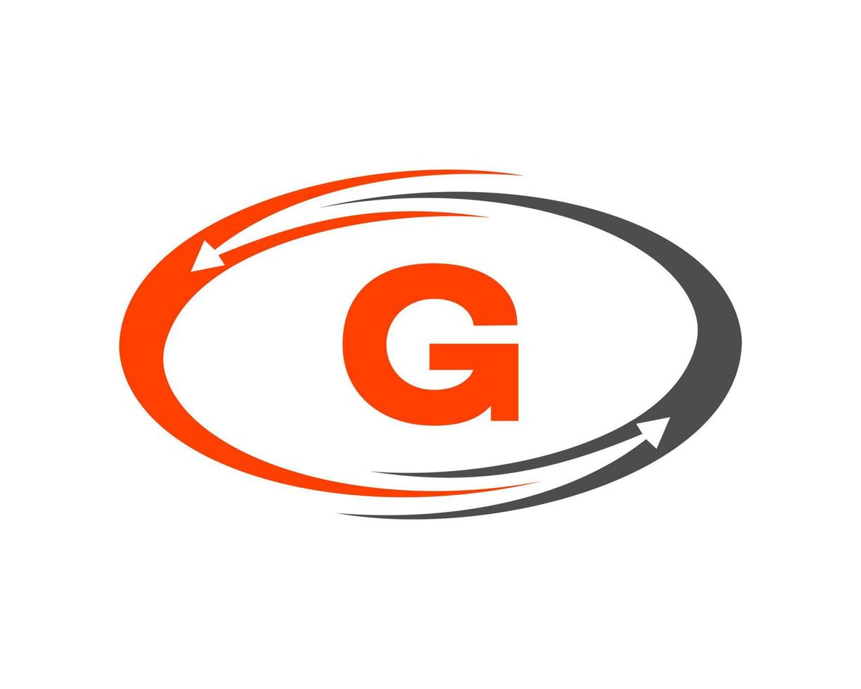 Buchstabe g-Technologie-Logo-Design vektor