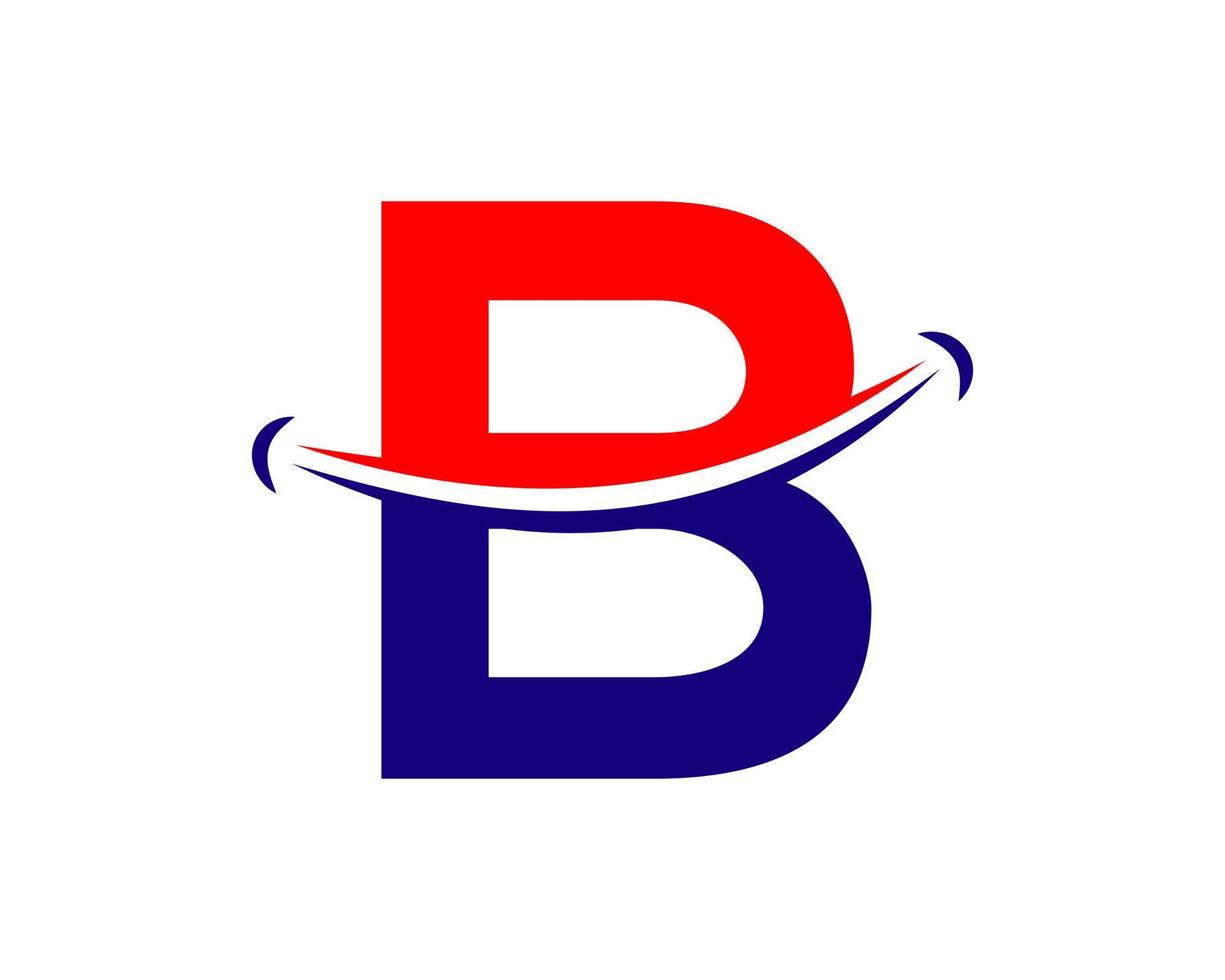 buchstabe b lächeln logo design vektorvorlage vektor