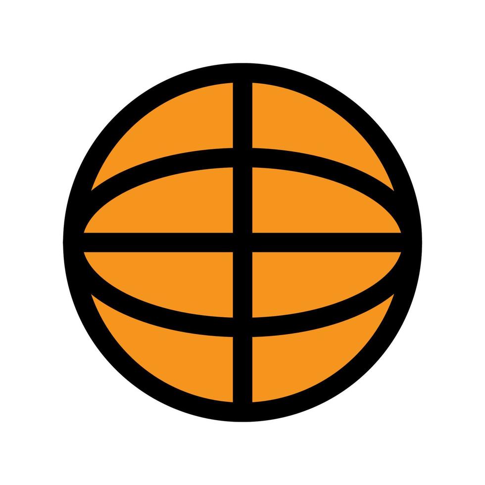 Basketball-Symbol-Vorlage vektor