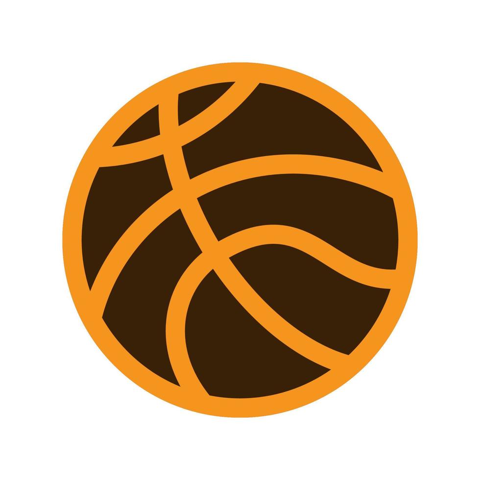 Basketball-Symbol-Vorlage vektor