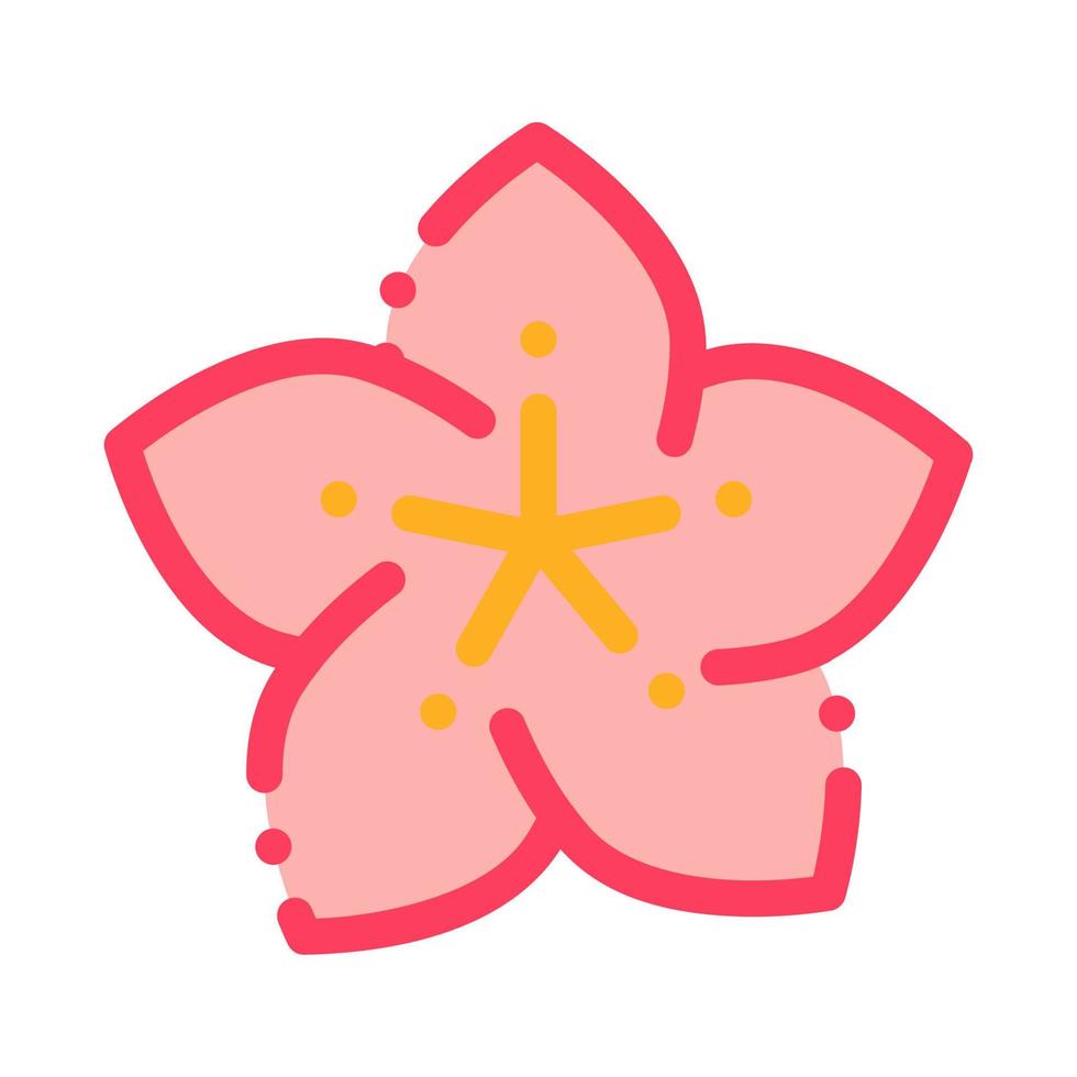 Lotusblüte Symbol Vektor Umriss Illustration