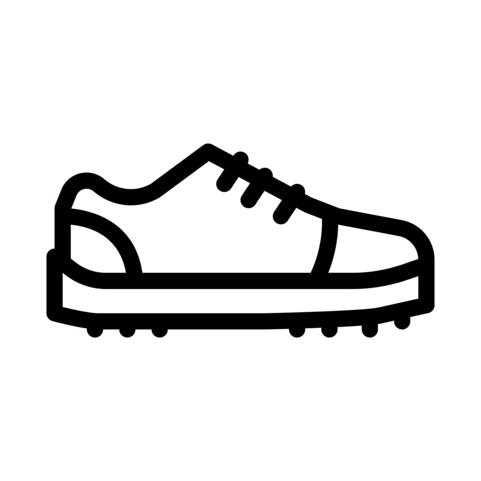 Sneaker Schuh Symbol Vektor Umriss Illustration