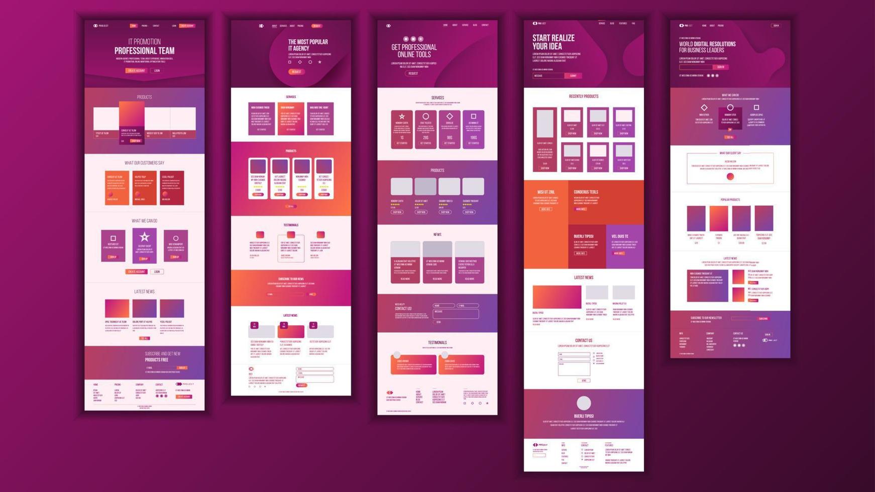 Designvektor für die Hauptwebseite. Website-Geschäftsgrafik. Landevorlage. zukünftiges Energieprojekt. Kartenkredit. Firmen Kontaktformular. Erfahrung steigern. Illustration vektor