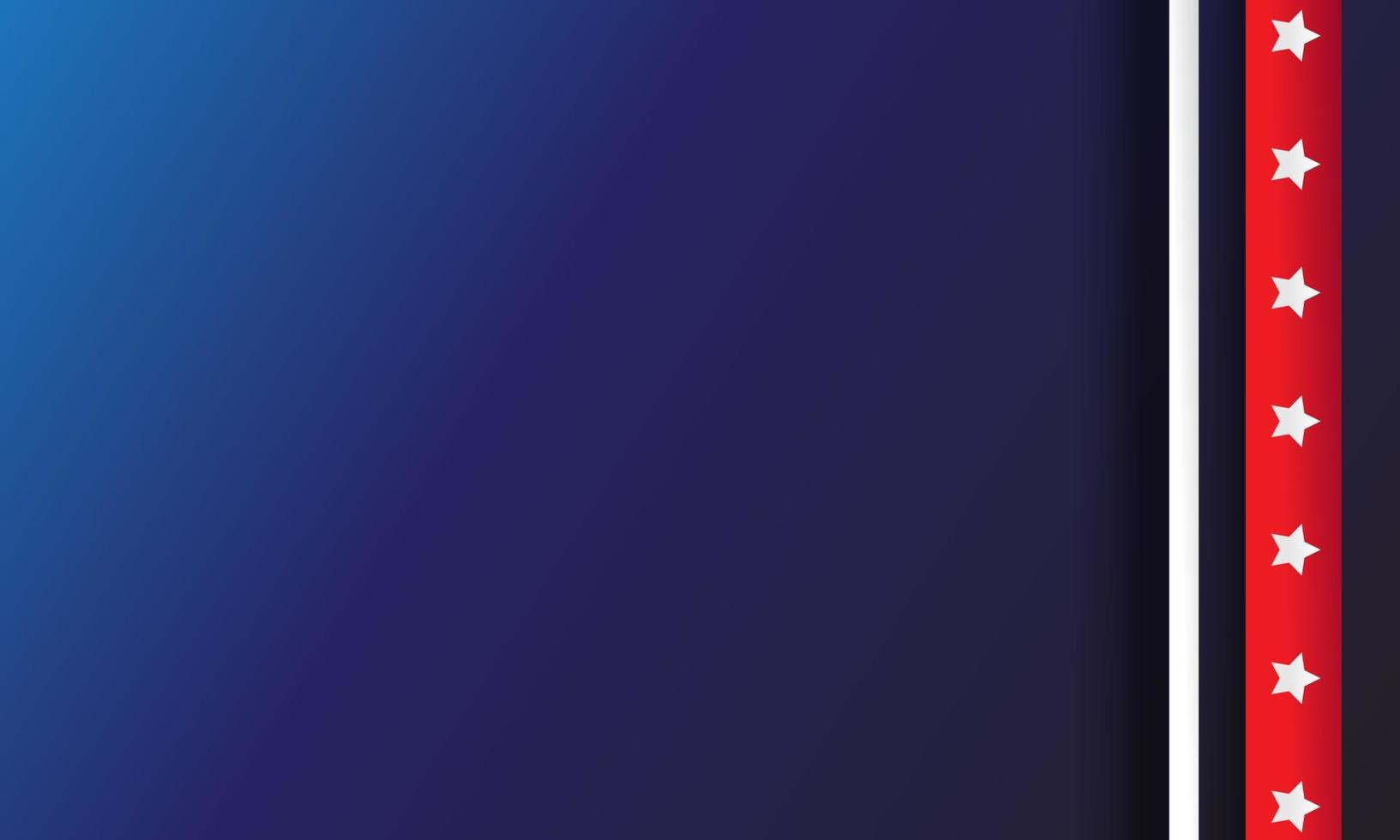 amerikanische usa-flaggenart, sternenbanner, vereinigte staaten von amerika auf blauem hintergrund vektor