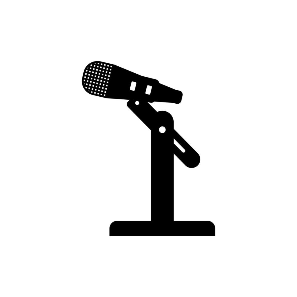 Vektor-Mikrofon-Mikrofon-Musik. Mikrofon-Symbol. Mikrofon-Logo. Mikrofon-Radio vektor