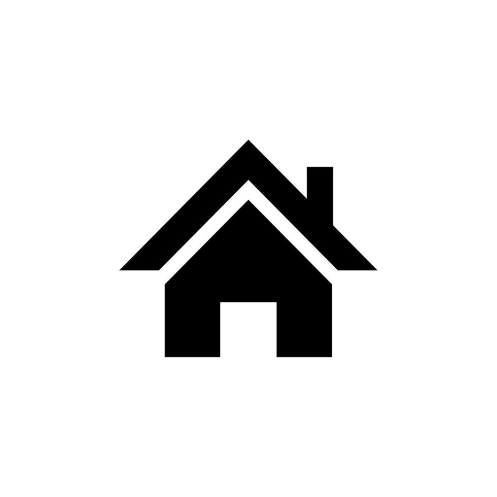 Haus-Icon-Vektor. Home-Symbol vektor