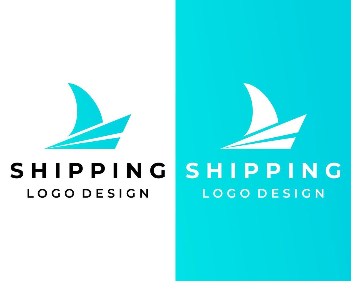 fartyg, hav, hav, sjöman logotyp design. vektor