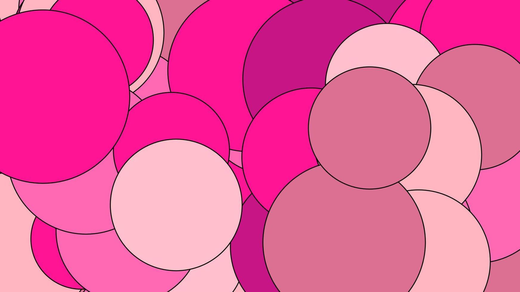 rosa former mönster över vit användbar som en bakgrund vektor