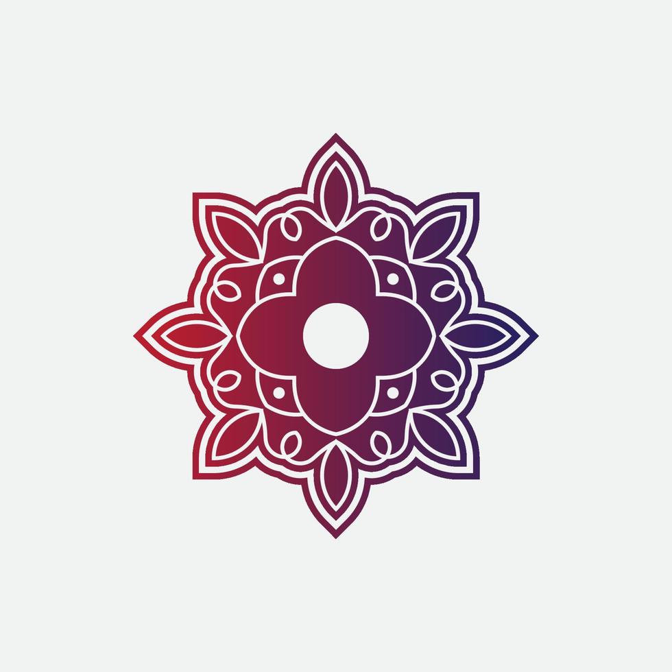 mandala logotyp element mall, lämplig för spa, yoga, meditation och andlighet logotyper med vektor eps formatera.