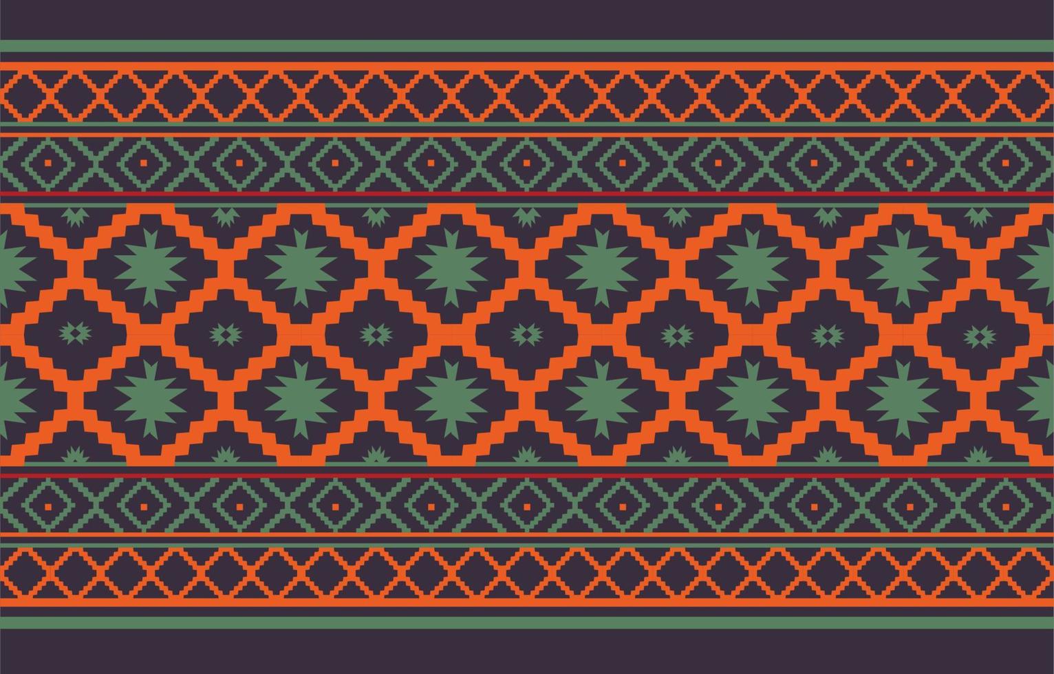 natives Musterdesign. Dies ist ein traditionelles geometrisches einheimisches Muster. Entworfen für die Textilindustrie, Hintergrund, Teppiche, Tapeten, Kleidung, ethnische Stoffe und abstrakte Muster. vektor