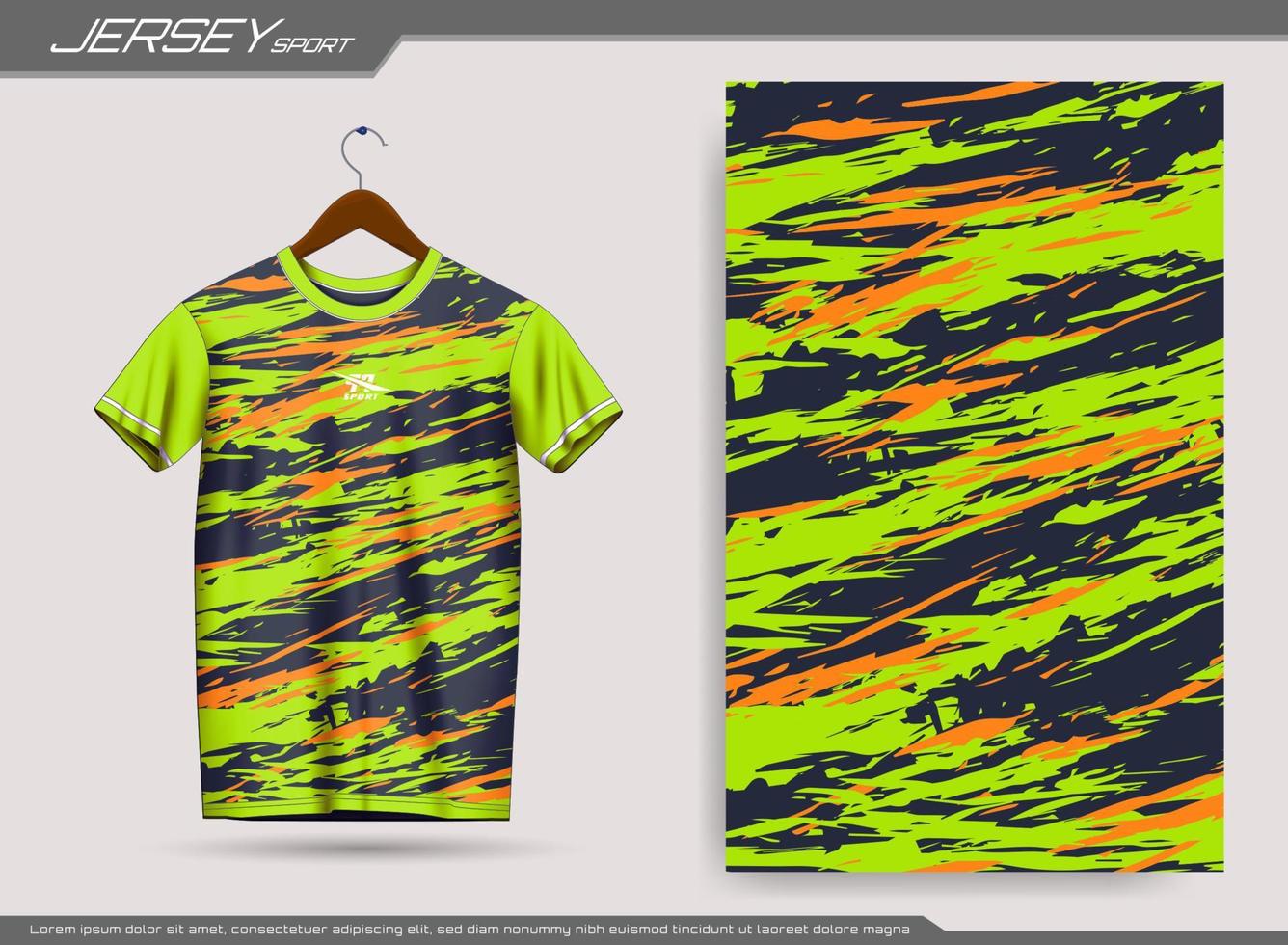 Jersey-Sport-T-Shirt. Fußballtrikotmodell für Fußballverein. geeignet für Jersey, Hintergrund, Poster usw. vektor