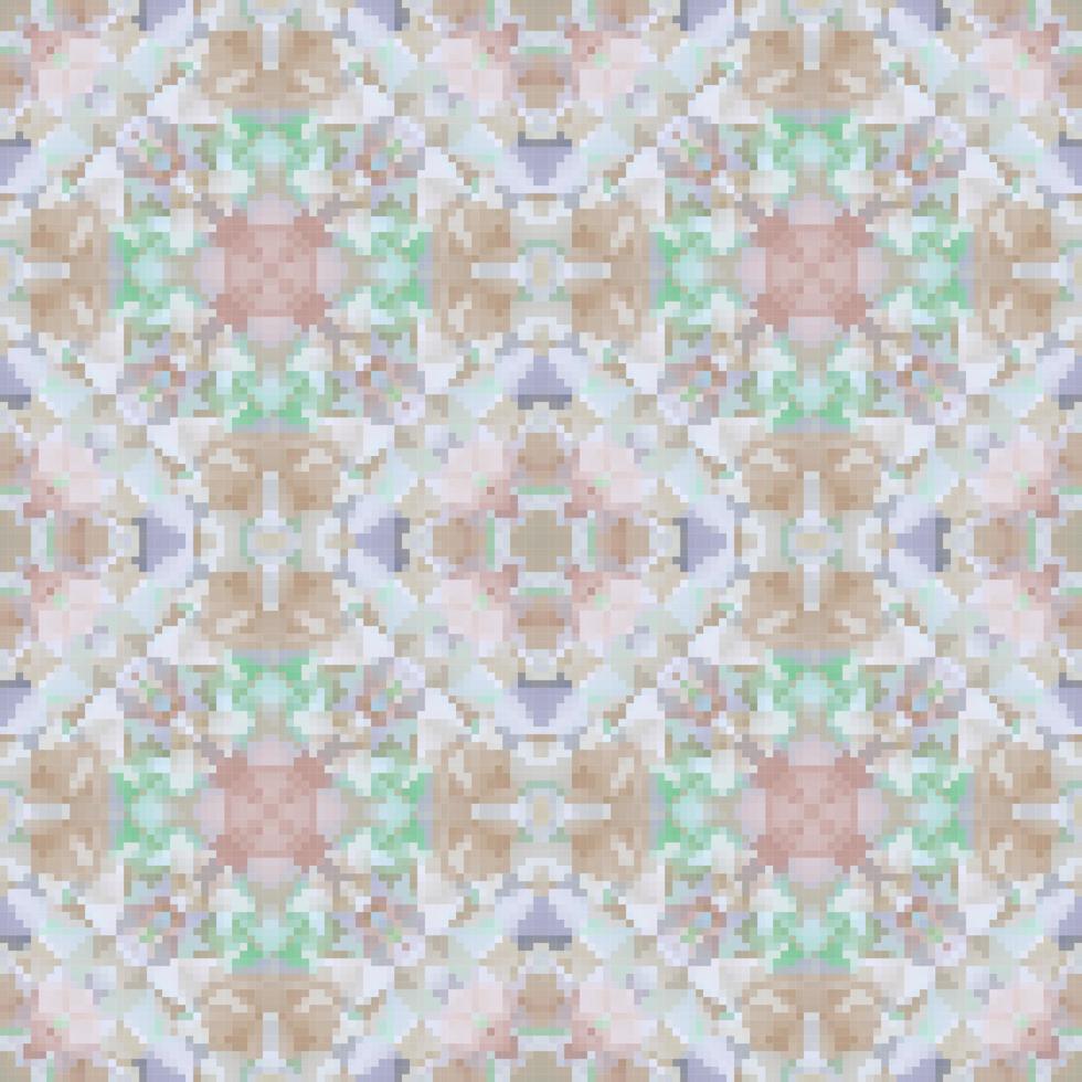 pixel mosaik- sömlös mönster design, upprepa textil- design. tyg skriva ut vektor