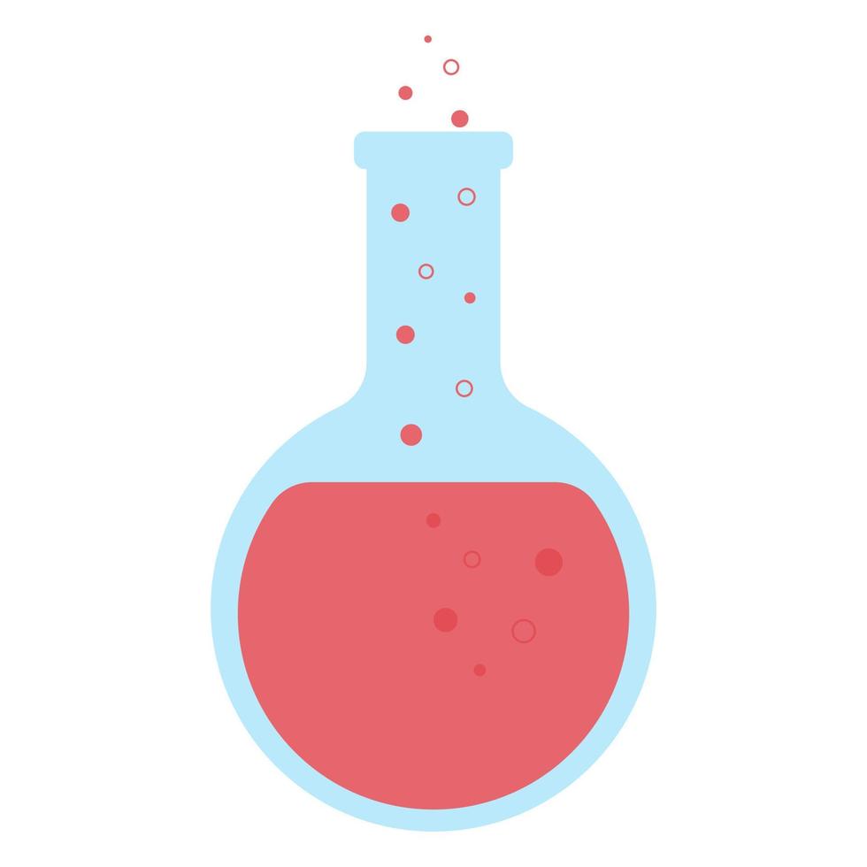 laboratorium flaska. vektor illustration
