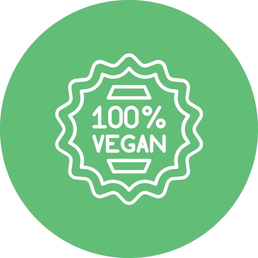 alle veganen Produkte Linie Kreis Hintergrundsymbol vektor