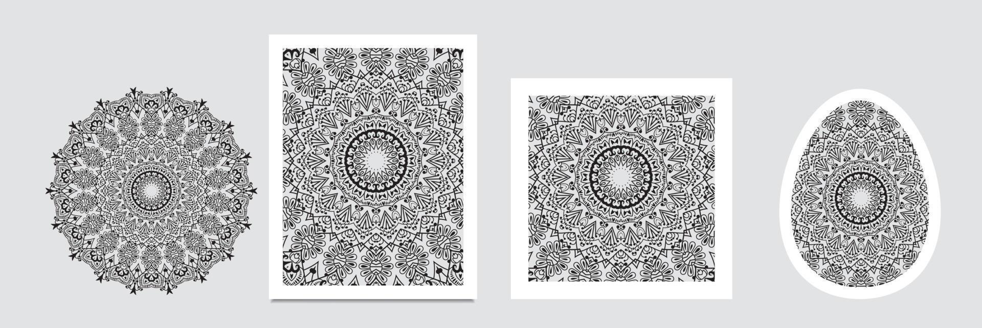 luxus ornamental mandala hintergrund design. runder farbverlauf mandala isolierter hintergrund. Vektor-Boho-Mandala in luxuriösen goldenen und rosa Farben vektor