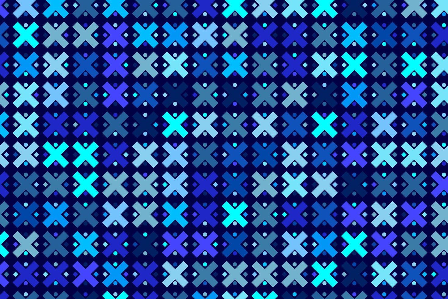 mönster med geometrisk element i blå toner abstrakt lutning bakgrund vektor