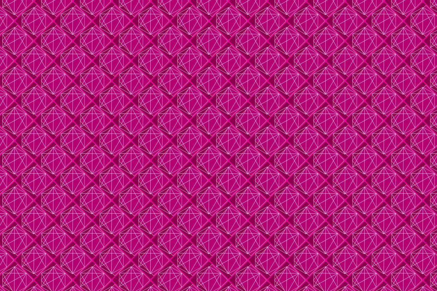 Muster mit geometrischen Elementen in rosa Tönen abstrakter Hintergrund vektor