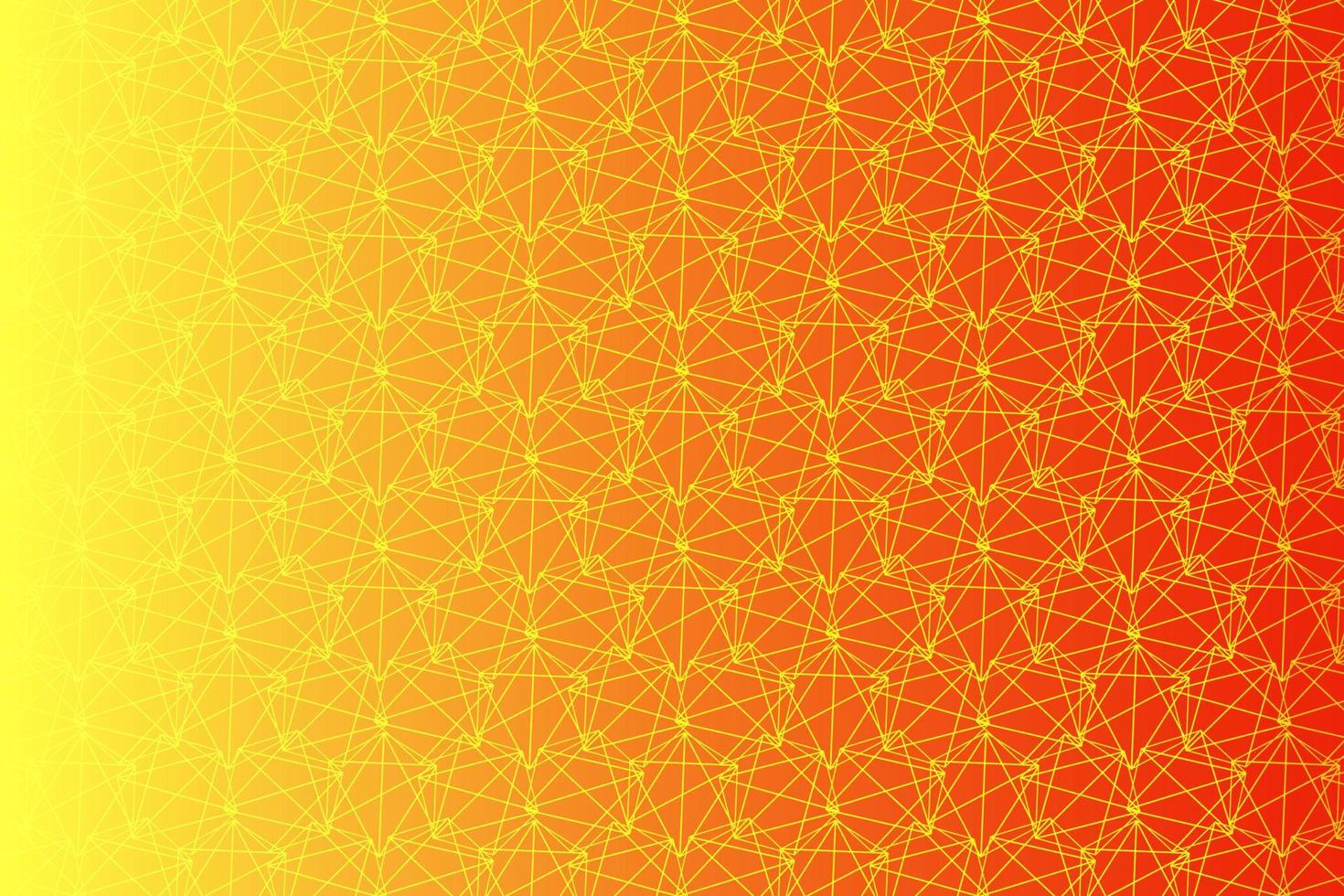 mönster med geometrisk element i gul-orange toner lutning abstrakt bakgrund för design vektor