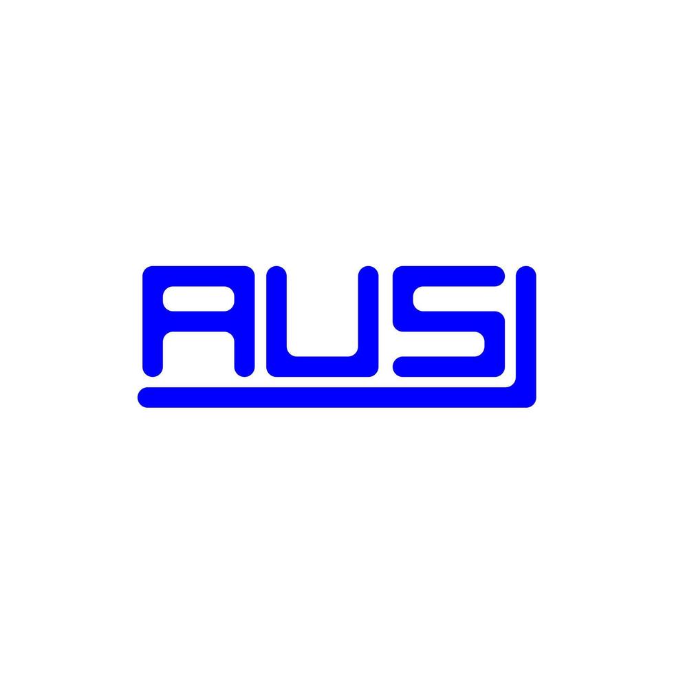 aus buchstaben logo kreatives design mit vektorgrafik, aus einfachem und modernem logo. vektor