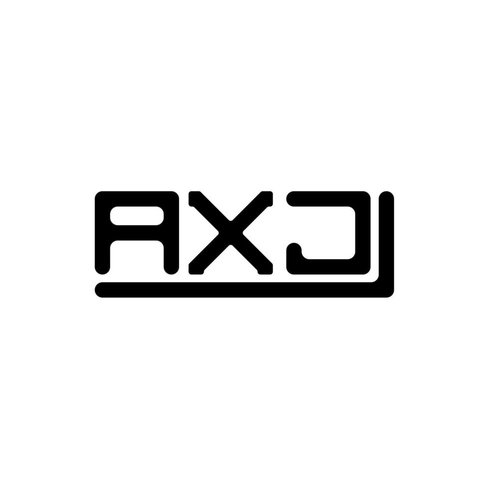 axj brev logotyp kreativ design med vektor grafisk, axj enkel och modern logotyp.