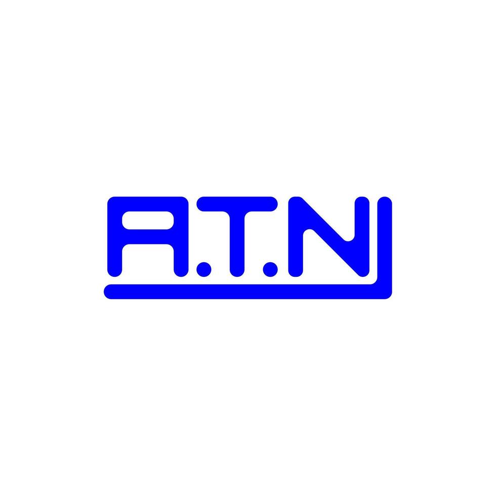 atn brev logotyp kreativ design med vektor grafisk, atn enkel och modern logotyp.