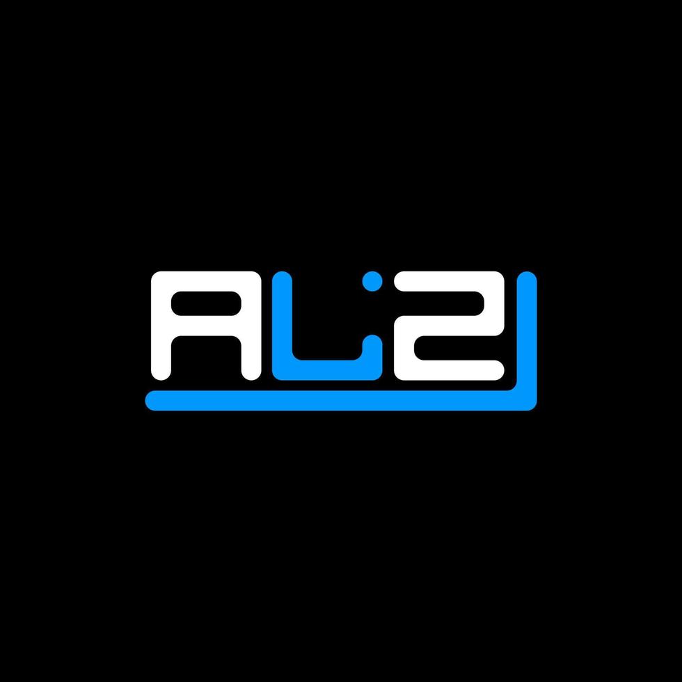 alz brev logotyp kreativ design med vektor grafisk, alz enkel och modern logotyp.