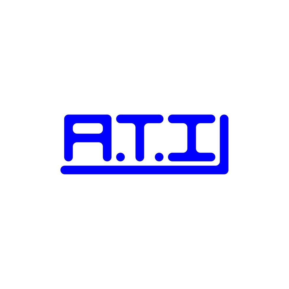 ati brev logotyp kreativ design med vektor grafisk, ati enkel och modern logotyp.
