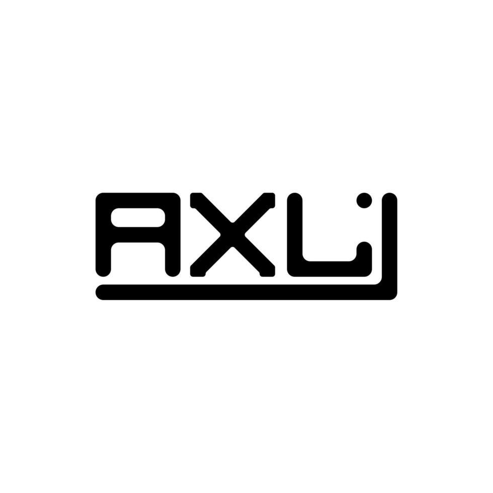 Axl Letter Logo kreatives Design mit Vektorgrafik, Axl einfaches und modernes Logo. vektor