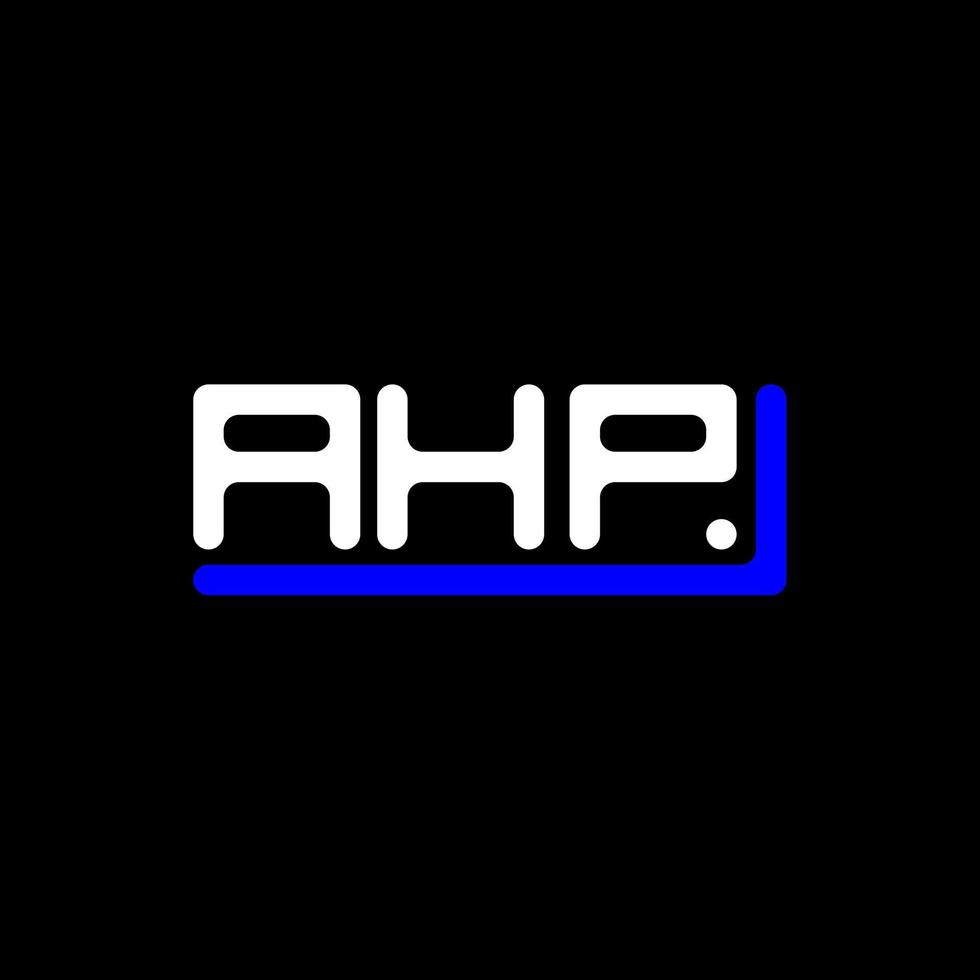 ahp letter logo kreatives design mit vektorgrafik, ahp einfaches und modernes logo. vektor