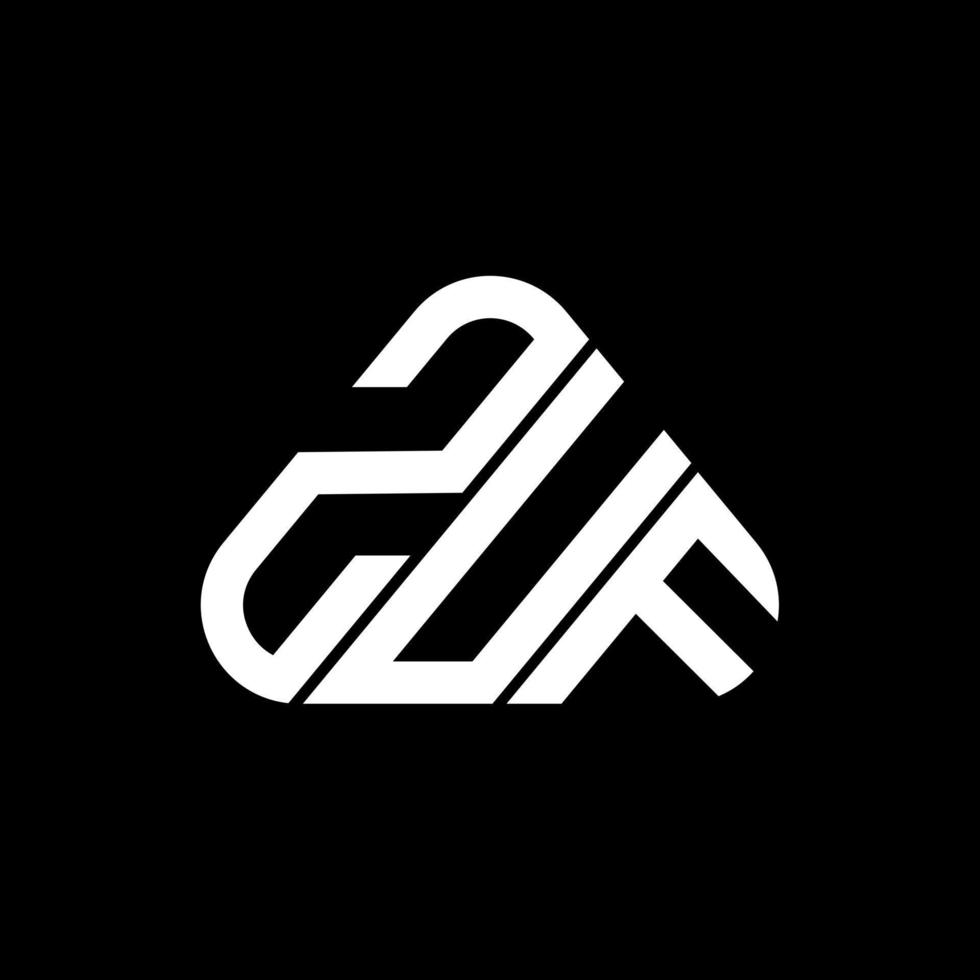 zuf brev logotyp kreativ design med vektor grafisk, zuf enkel och modern logotyp.