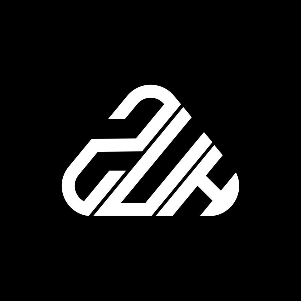 zuh brev logotyp kreativ design med vektor grafisk, zuh enkel och modern logotyp.