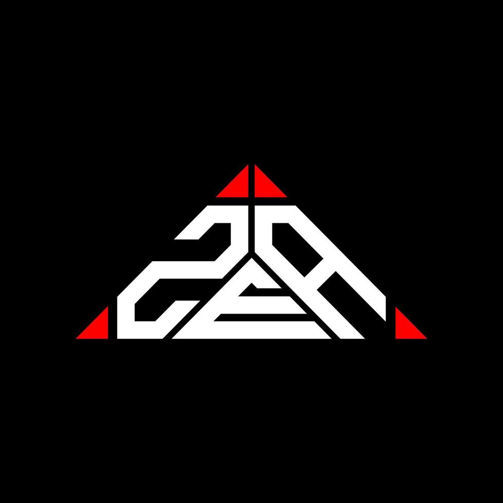 zea letter logo kreatives design mit vektorgrafik, zea einfaches und modernes logo. vektor