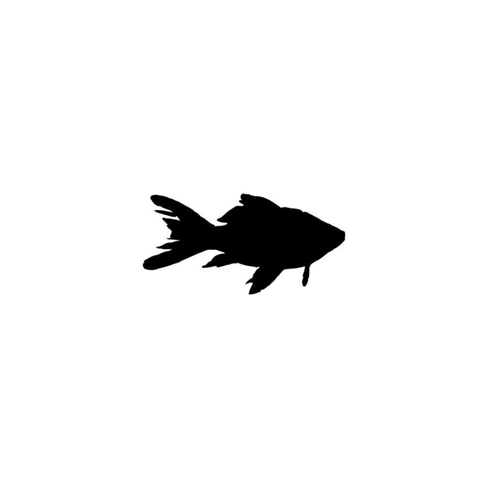 fisk ikon. enkel stil fisk restaurang stor försäljning affisch bakgrund symbol. fisk varumärke logotyp design element. fisk t-shirt utskrift. vektor för klistermärke.
