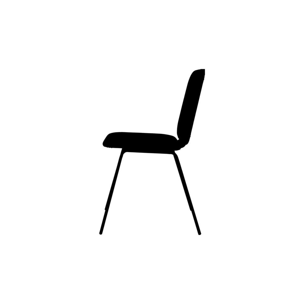 Stuhl-Symbol. einfaches stilmöbelunternehmen großes verkaufsplakathintergrundsymbol. Designelement für das Logo der Stuhlmarke. Stuhl T-Shirt bedrucken. Vektor für Aufkleber.