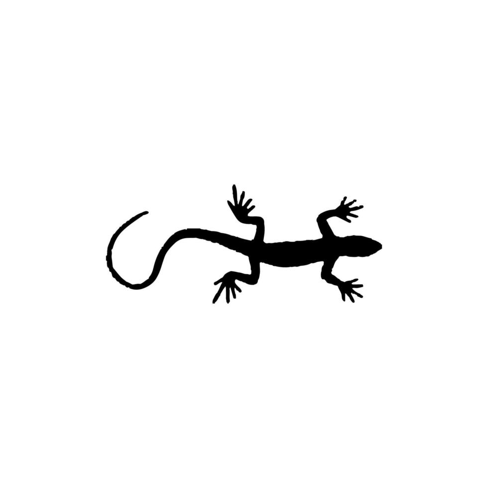 gecko ikon. enkel stil reptiler info affisch bakgrund symbol. gecko varumärke logotyp design element. gecko t-shirt utskrift. vektor för klistermärke.