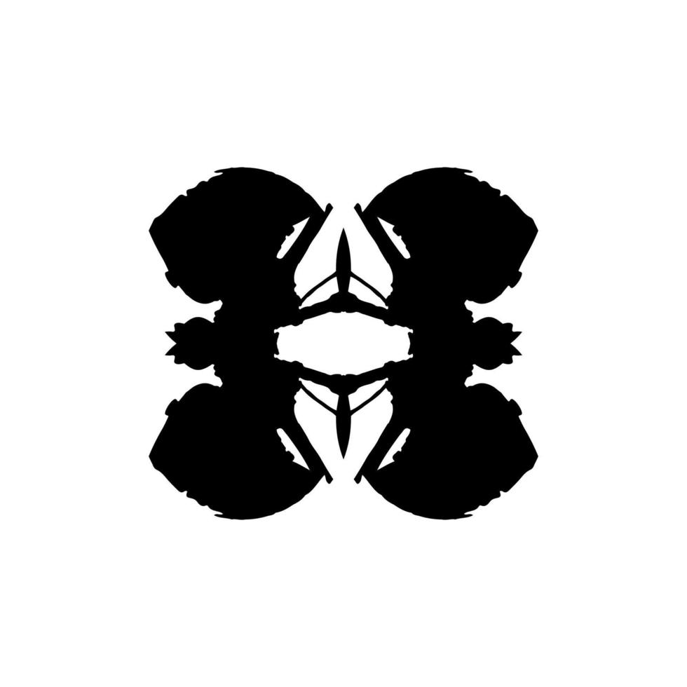 rorschach testa ikon. enkel stil rorschach testa bakgrund symbol. varumärke logotyp design element. rorschach testa t-shirt utskrift. vektor för klistermärke.