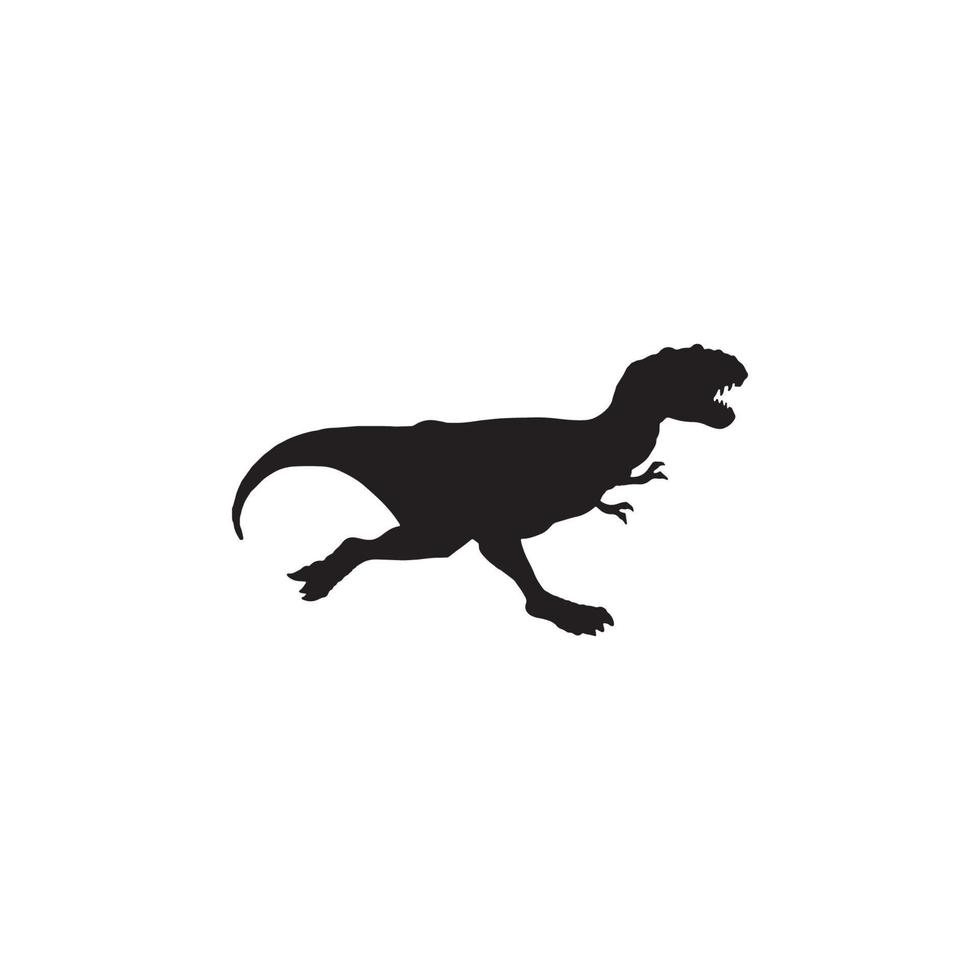 Dinosaurier-Symbol. einfache stilreise zum großen verkaufsplakat-hintergrundsymbol des dinosaurierzeitaltermuseums. Dinosaurier-Markenlogo-Designelement. Bedrucken von Dinosaurier-T-Shirts. Vektor für Aufkleber.