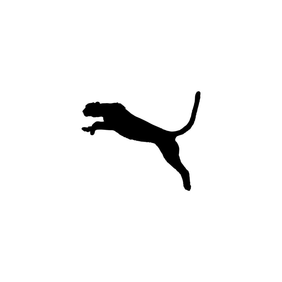 gepard ikon. enkel stil de vild natur tema affisch bakgrund symbol. gepard varumärke logotyp design element. gepard t-shirt utskrift. vektor för klistermärke.