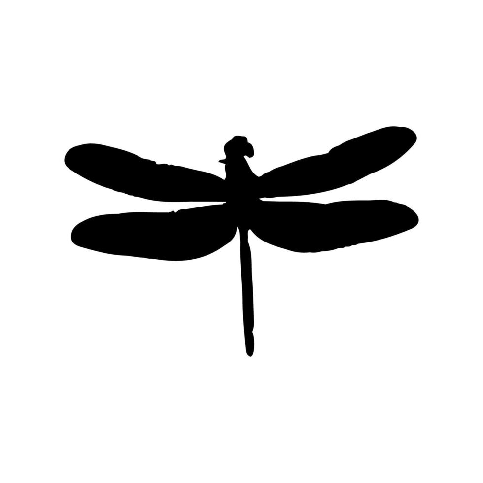 Libelle-Symbol. einfacher stil schönheitssalon großes verkaufsplakat hintergrundsymbol. Libelle Markenlogo Gestaltungselement. Libellen-T-Shirt-Druck. Vektor für Aufkleber.