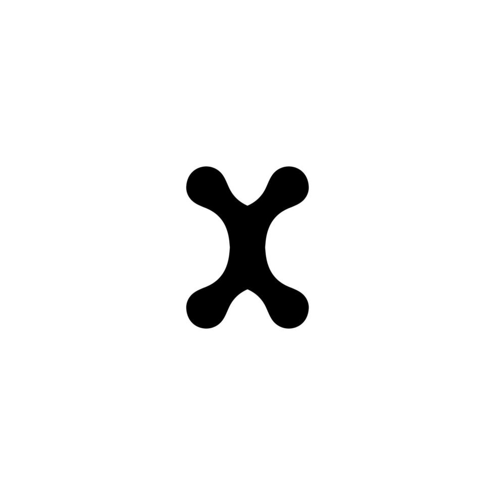 x ikon ikon. enkel stil stor försäljning affisch bakgrund symbol. ta bort knapp. x varumärke logotyp design element. x t-shirt utskrift. vektor för klistermärke.