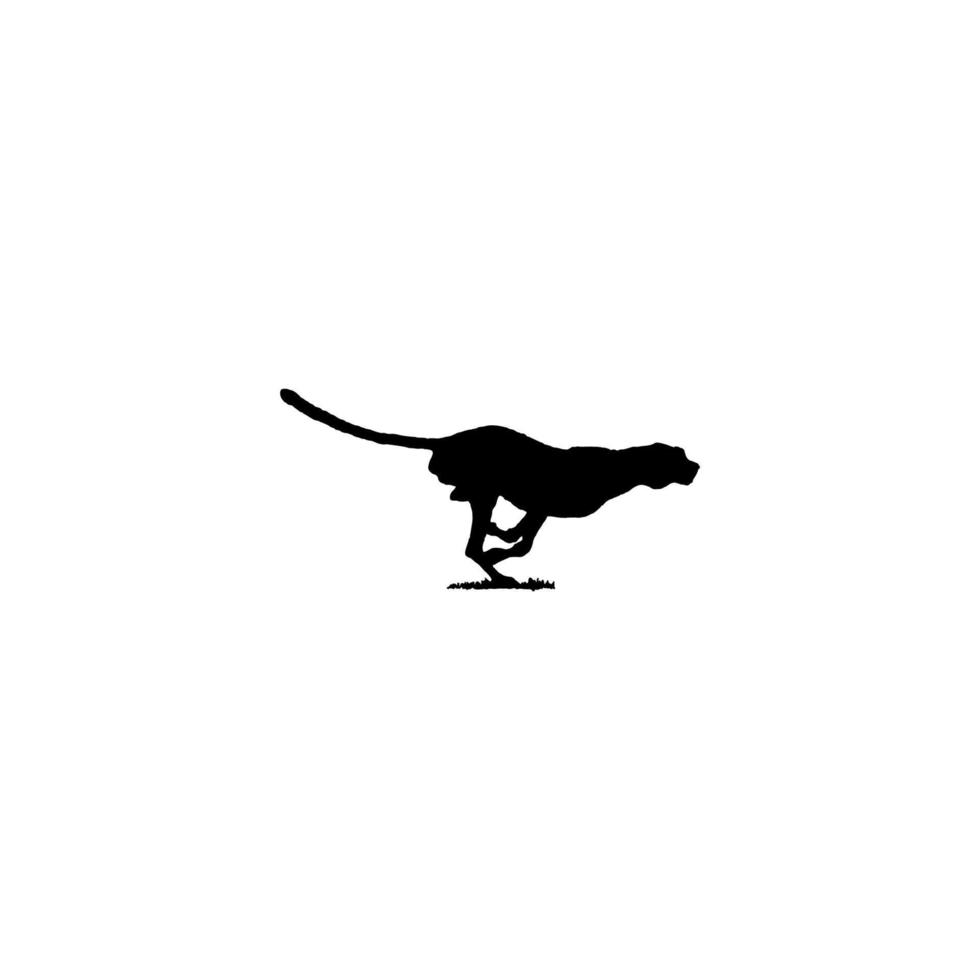 gepard ikon. enkel stil de vild natur tema affisch bakgrund symbol. gepard varumärke logotyp design element. gepard t-shirt utskrift. vektor för klistermärke.