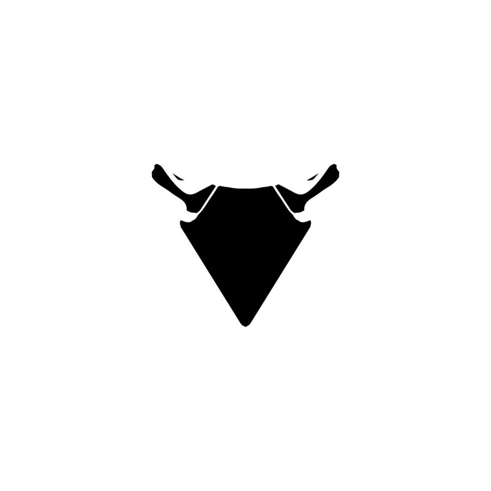 Stier-Symbol. einfache art poster fleischladen großer verkauf hintergrundsymbol. Gestaltungselement für das Bull-Markenlogo. Stier-T-Shirt-Druck. Vektor für Aufkleber.